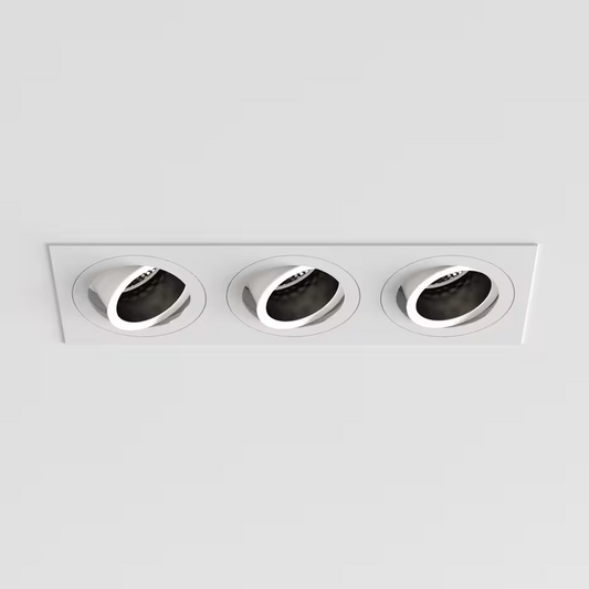 Pinhole Square Triple Adjustable Ceiling Light