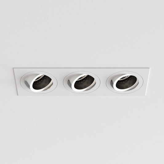 Pinhole Square Triple Adjustable Ceiling Light