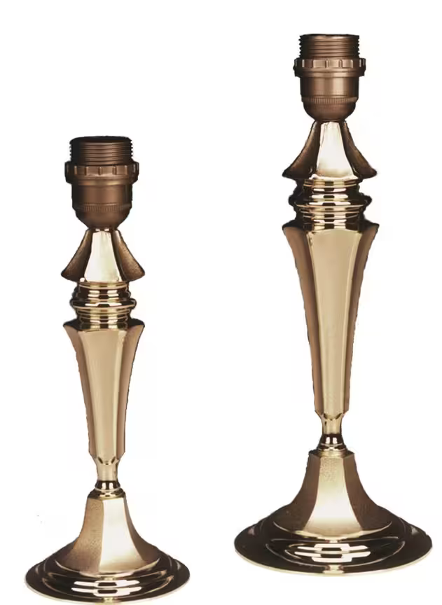 Dust Table Lamp Sanded Gold Without Shade