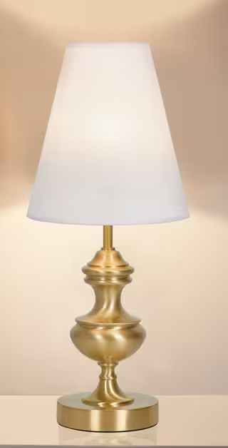 Atico Table Lamp with White Shade