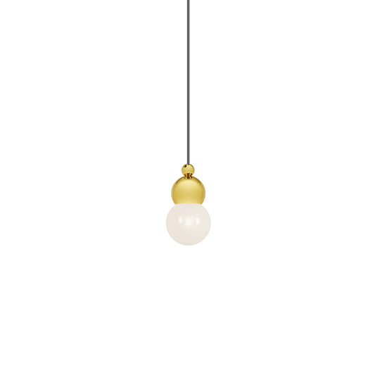 Spheres 2 LED Pendant with White Glass
