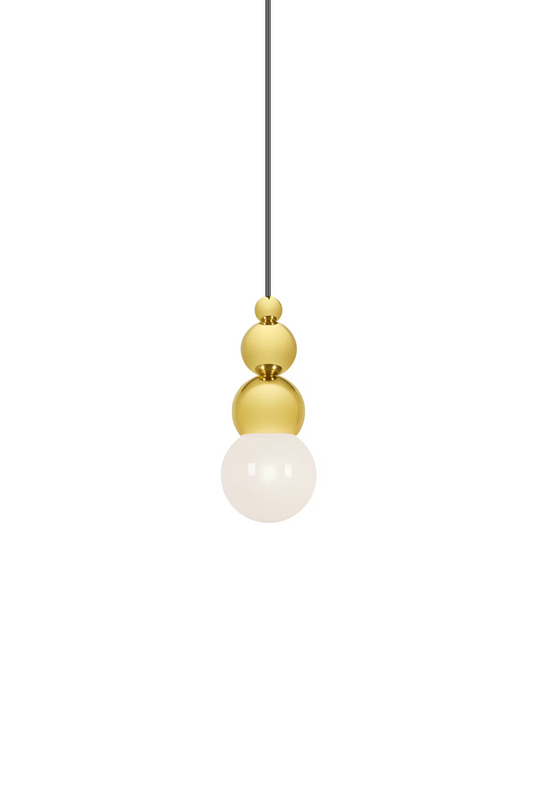 Spheres 3 LED Pendant with White Glass