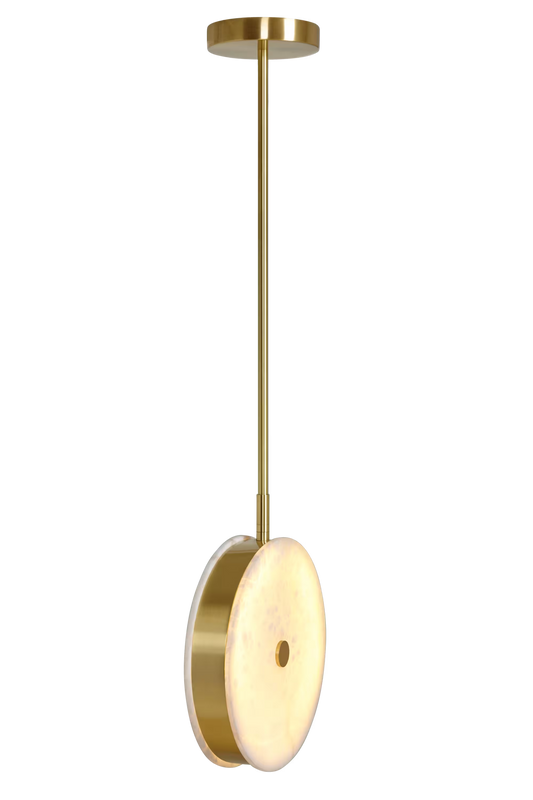 Lollipop LED Alabaster Pendant