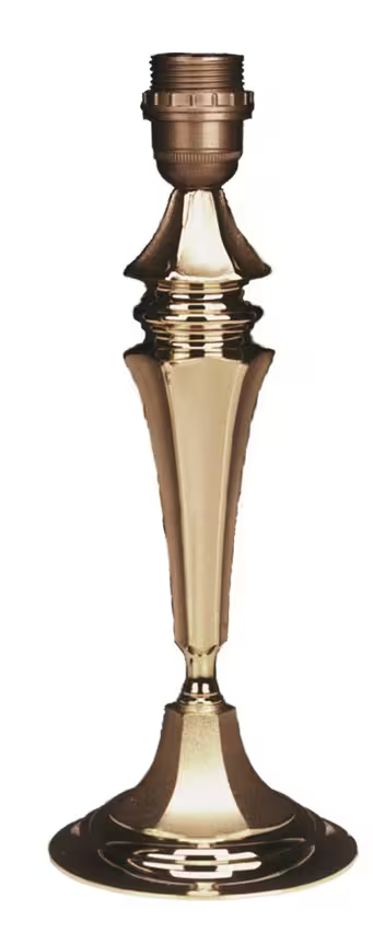 Dust Table Lamp Sanded Gold Without Shade