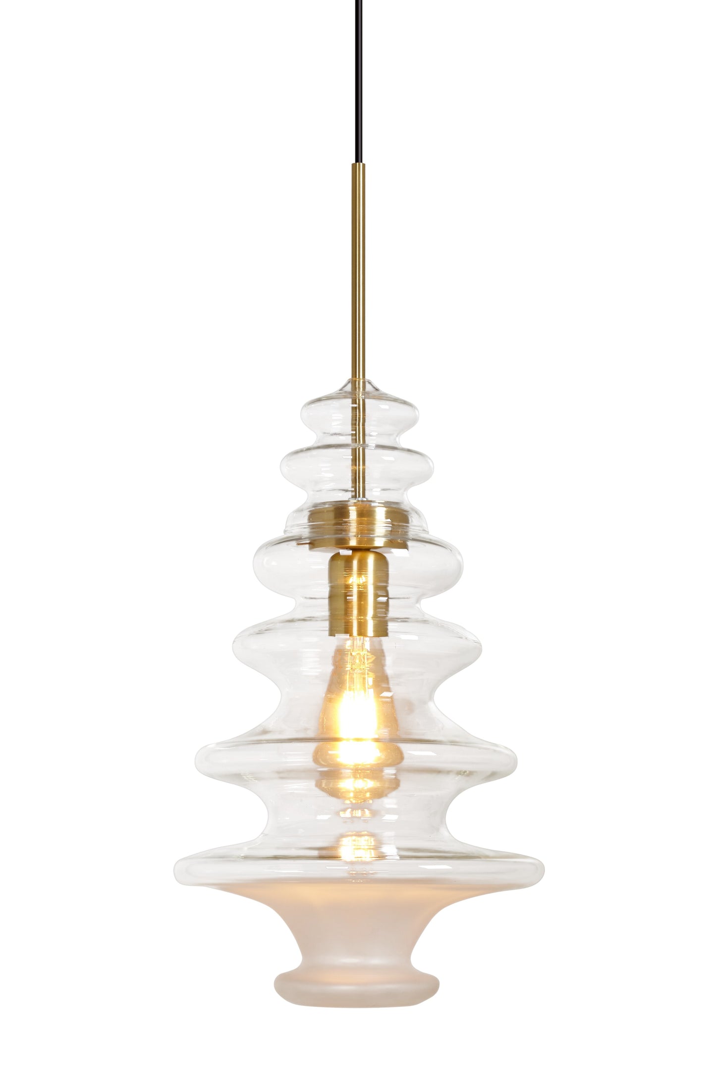 Sounds 1-Light Pendant Polished Brass