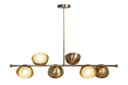 Eclipse 6-Light H LED Pendant with Matt Glass