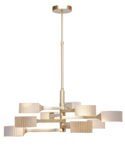 Brahma 9-Light Pendant Raw Porcelain