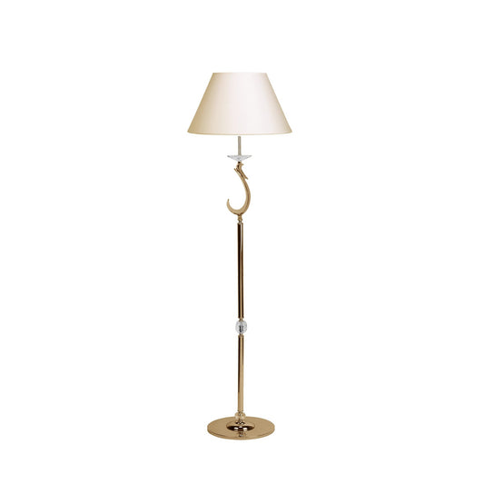 Esbelta Floor Lamp Without Shade with Asfour Lead Crystal