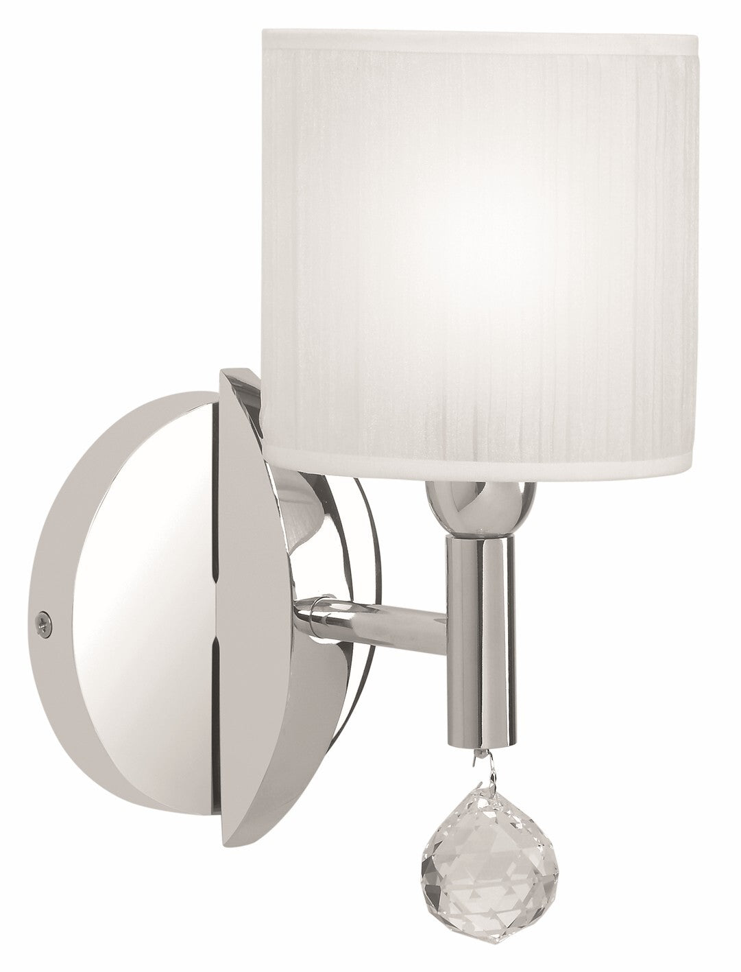 Mandarina Wall Light with White Shade
