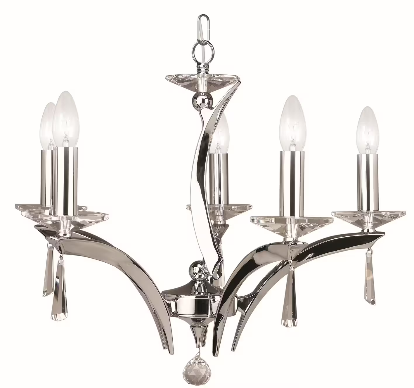 Forum 5-Light Chandelier with Asfour Lead Crystal