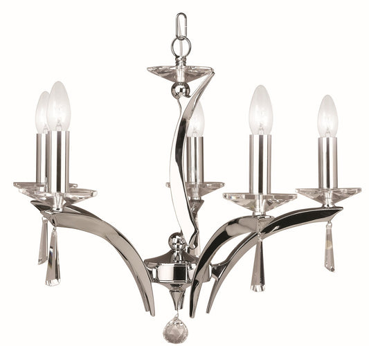 Forum 5-Light Chandelier with Asfour Lead Crystal