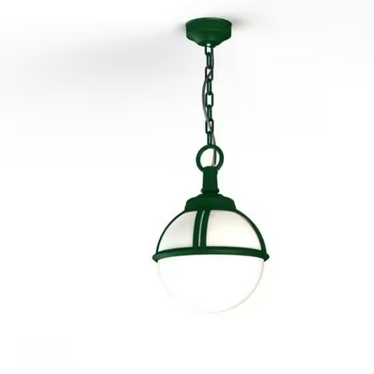 Boreal Model 1 Opal Glass Pendant with Cast Aluminium