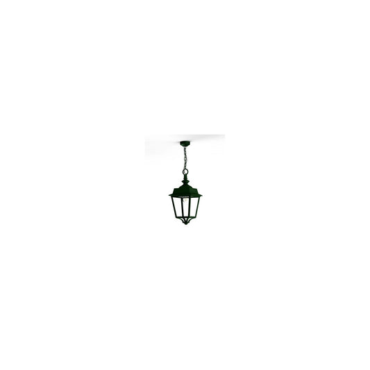 Place des Vosges 1 Evolution Clear Glass Chain Pendant with Four-Sided Lantern
