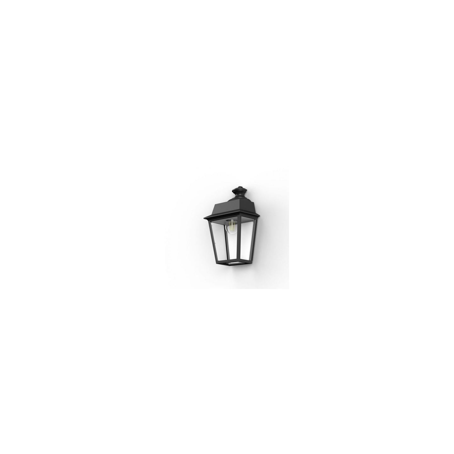 Place des Vosges 1 Evolution Clear Glass E27 Wall Light