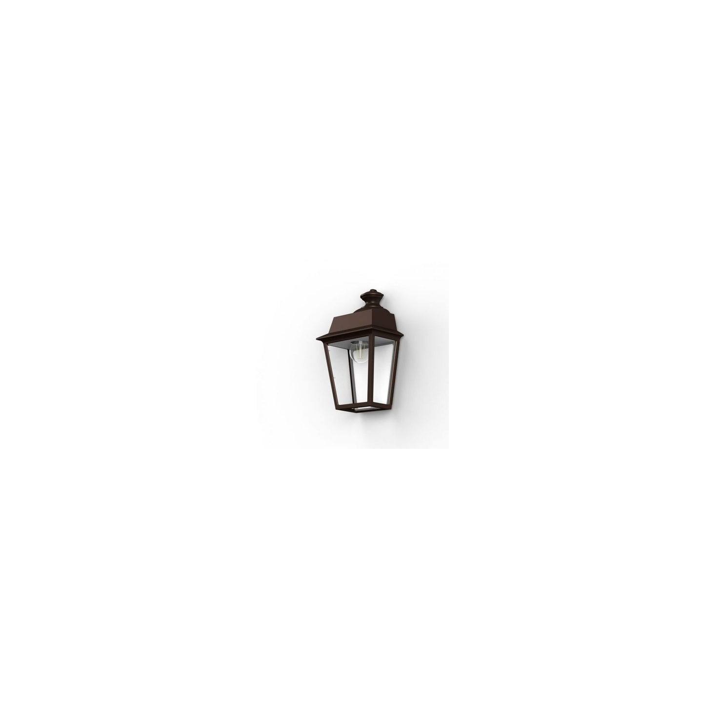 Place des Vosges 1 Evolution Clear Glass E27 Wall Light
