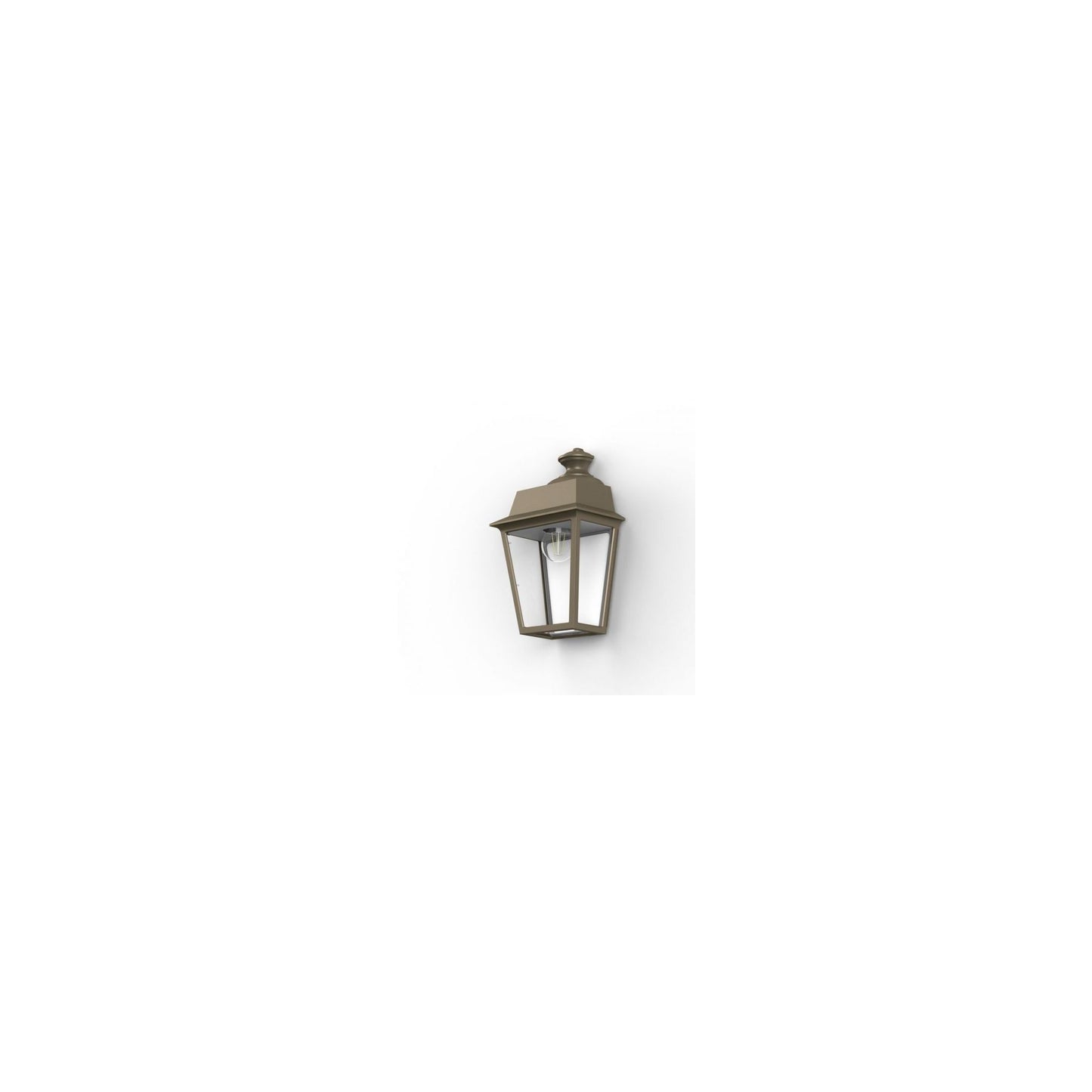 Place des Vosges 1 Evolution Clear Glass E27 Wall Light