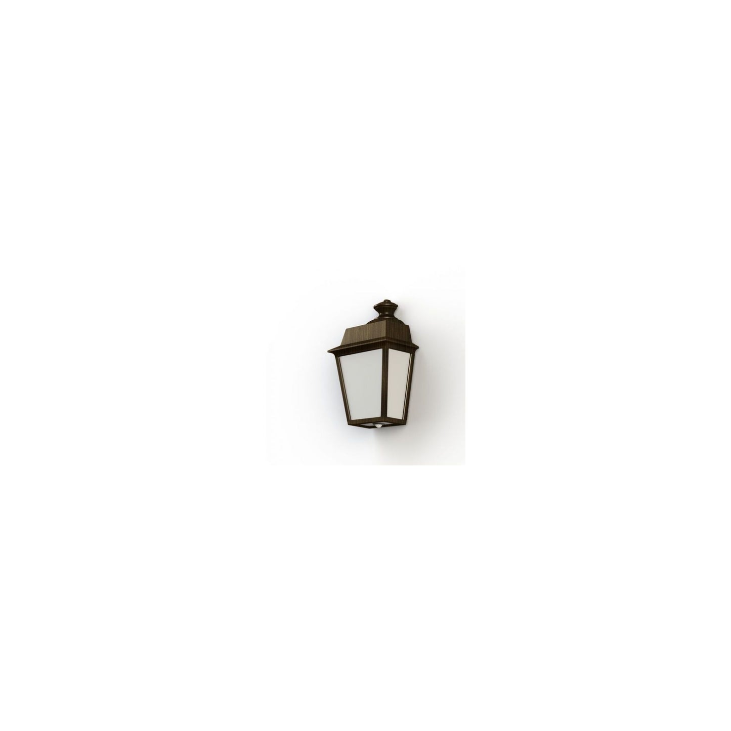 Place des Vosges 1 Evolution Model 2 Opal Glass Wall Light with Motion Sensor
