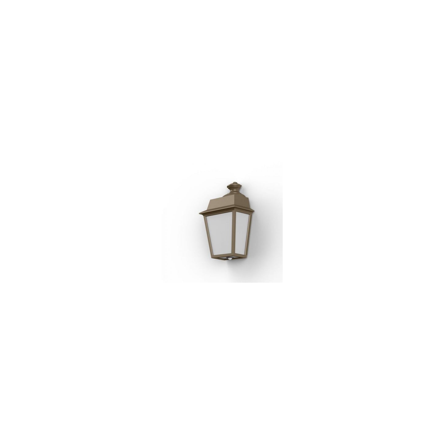 Place des Vosges 1 Evolution Model 2 Opal Glass Wall Light with Motion Sensor