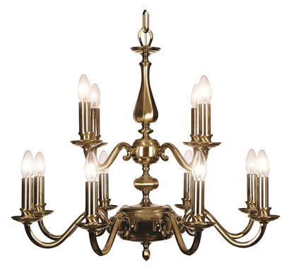 Georgian 12-Light Chandelier