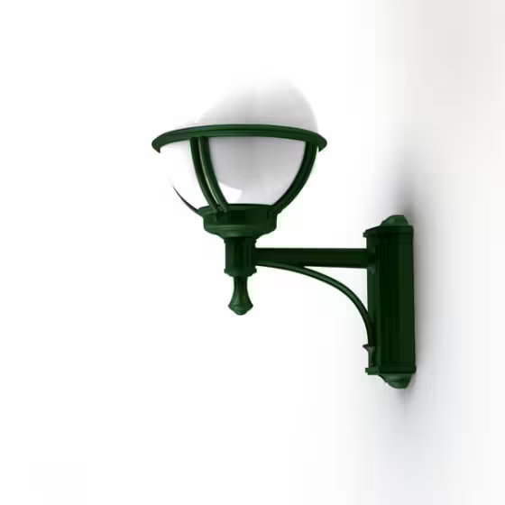 Boreal Model 3 Wall Light with Opal Plastic & Cast Aluminium