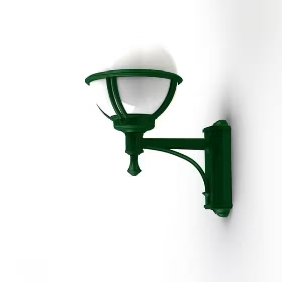 Boreal Model 3 Wall Light with Opal Plastic & Cast Aluminium