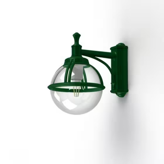 Boreal Model 4 Smoked Glass Downwards Wall Bracket with Cast Aluminium