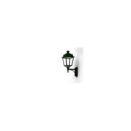 Place des Vosges 1 Evolution Model 3 Clear Glass Upwards Wall Bracket with Four-Sided Lantern