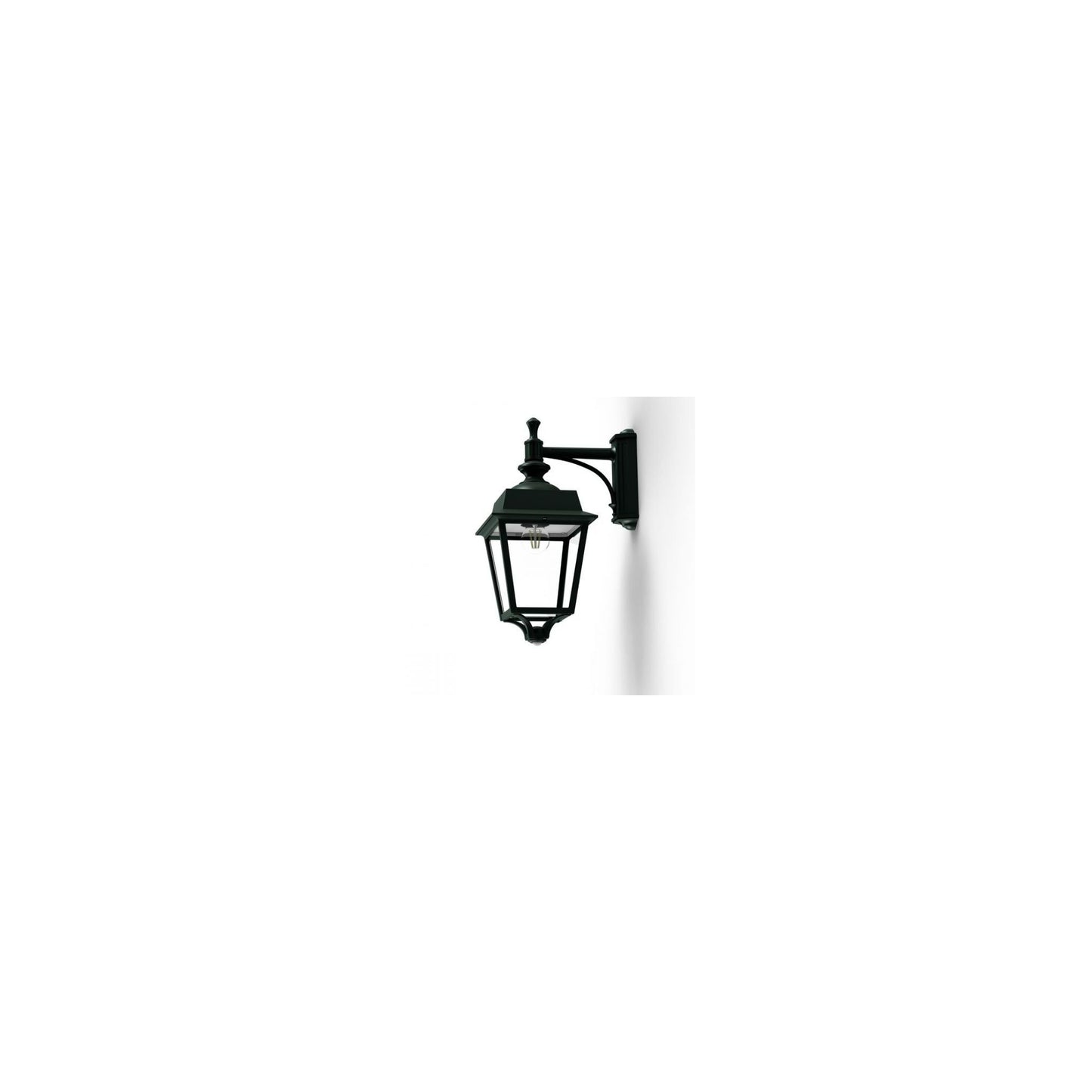 Place des Vosges 1 Evolution Model 4 Sensor Downwards Wall Bracket with Clear Glass