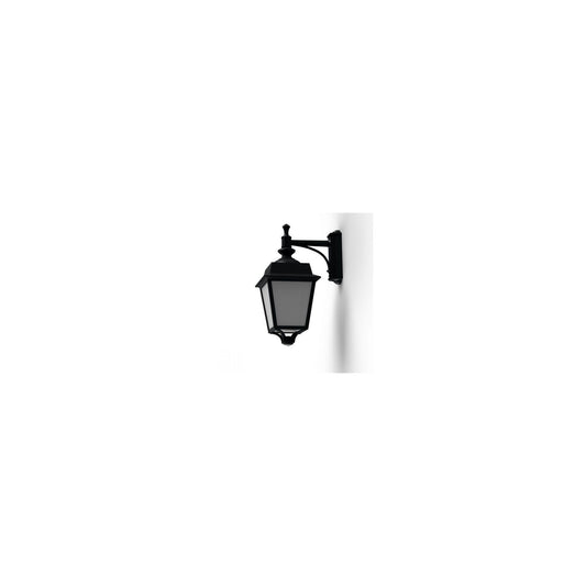 Place des Vosges 1 Evolution Model 4 Sensor Downwards Wall Bracket with Opal Glass