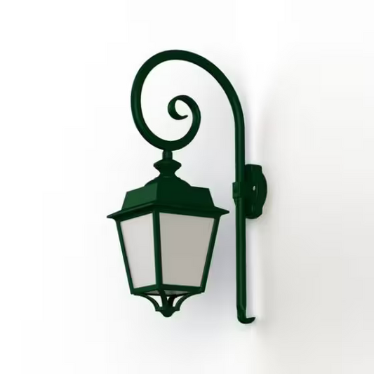 Place des Vosges 1 Evolution Model 5 Opal Glass Swan Neck Wall Bracket