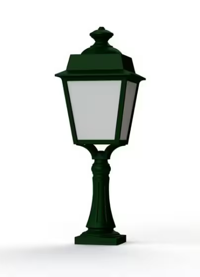 Place des Vosges 1 Evolution Large Opal Glass Pedestal
