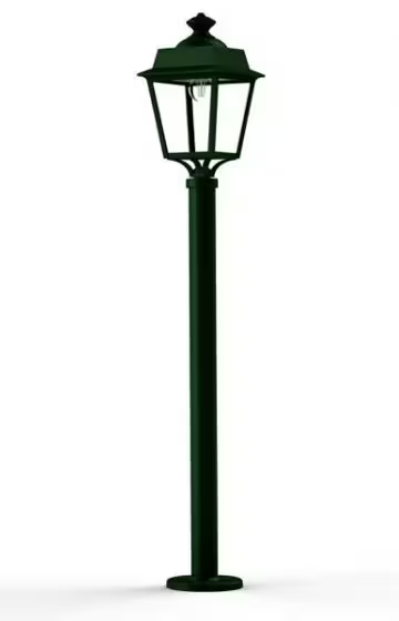 Place des Vosges 1 Evolution Clear Glass Lamp Post