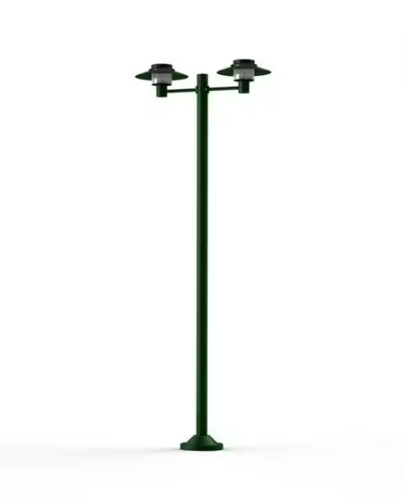 Kerlouan Large Double Arm Clear Glass Lamp Post