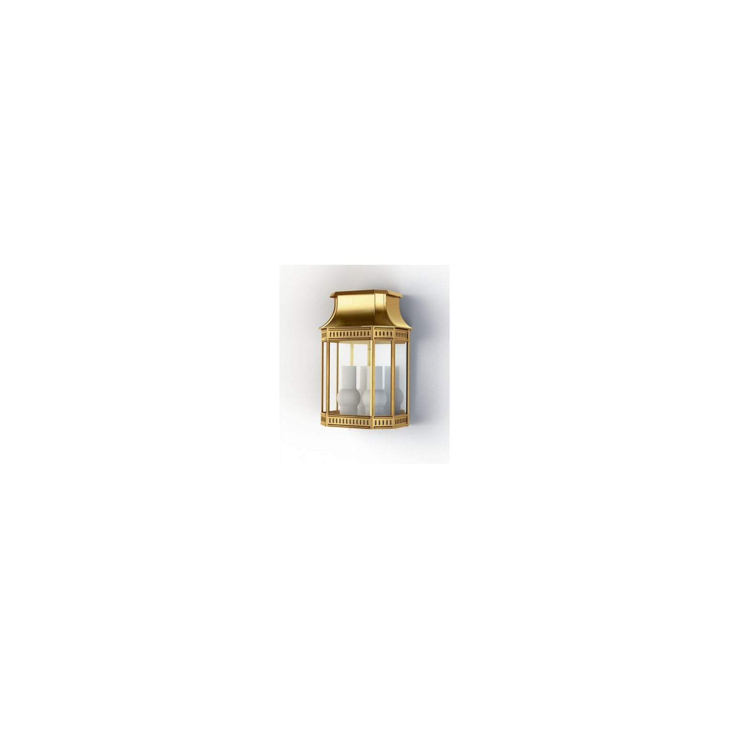 LOUIS PHILIPPE 2 Clear Glass Wall Light