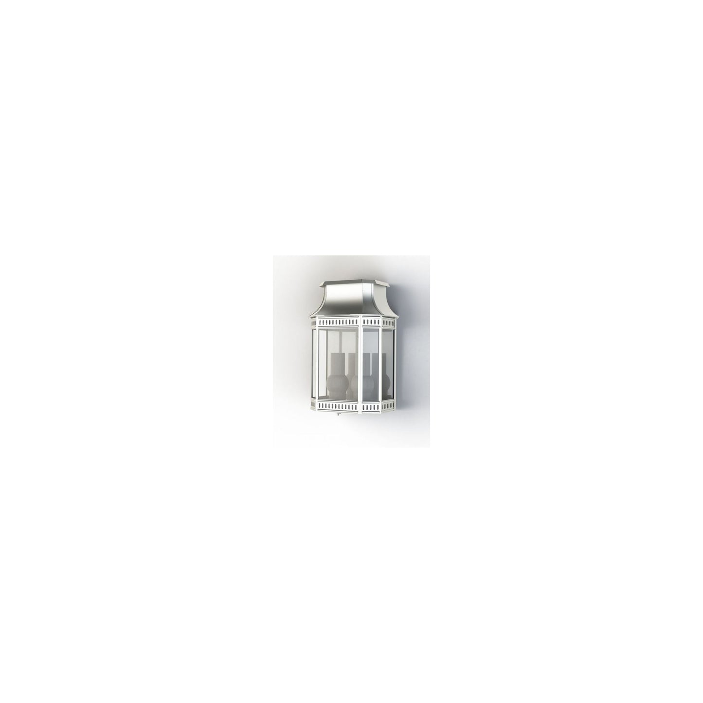 LOUIS PHILIPPE 2 Clear Glass Wall Light