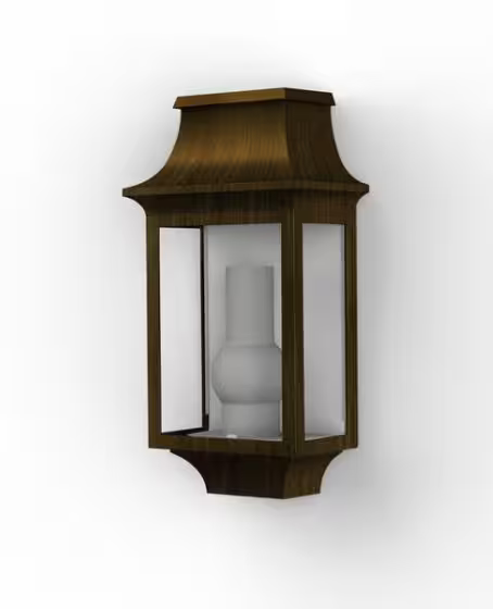 LOUIS PHILIPPE 7 Model 1 Wall Fitting E27 with Clear Diffuser
