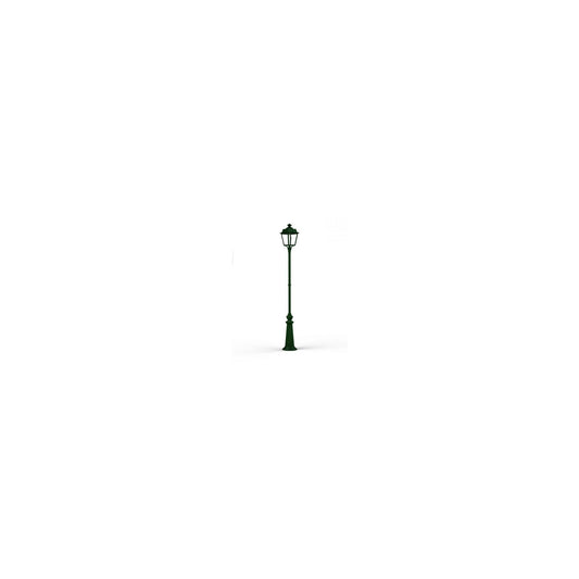 Place des Vosges 1 Evolution Extra-Large Clear Glass Lamp Post with Minimalist lines style lantern