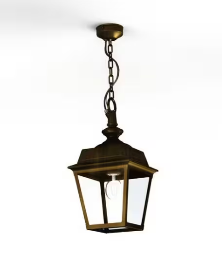 Place Des Vosges 1 Tradition Clear Glass Chain Pendant