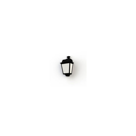Place Des Vosges 1 Tradition Frosted Glass Wall Light with Four-Sided Lantern
