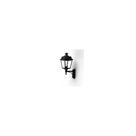 Place Des Vosges 1 Tradition Clear Glass Upwards Wall Bracket with Four-Sided Lantern