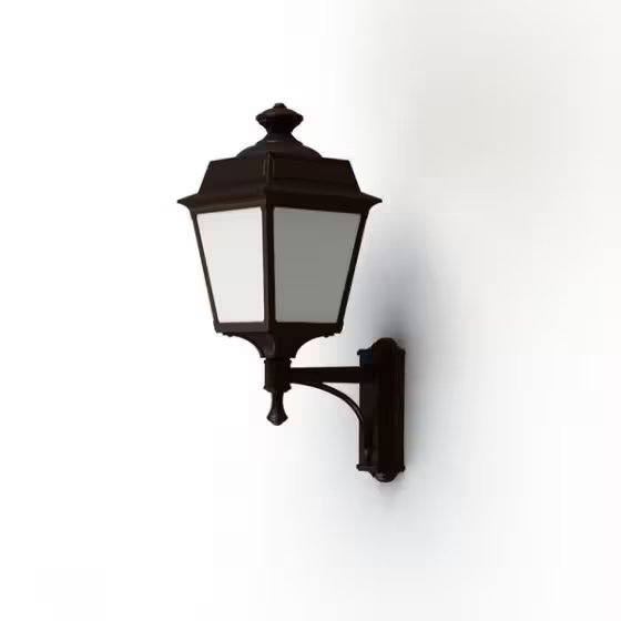 Place Des Vosges 1 Tradition Frosted Glass Upwards Wall Bracket
