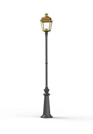 Place Des Vosges 1 Tradition Large Clear Glass Lamp Post