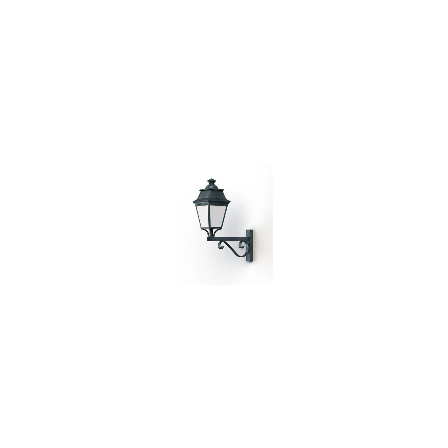 Avenue 3 Model 12 Upwards Wall Bracket with Opal Diffuser
