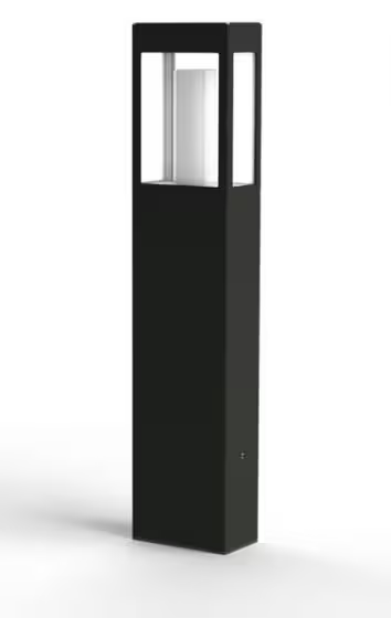 Brick Large Clear Glass Bollard
