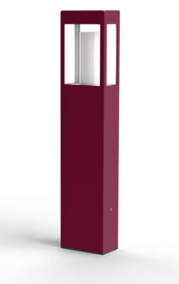 Brick Large Clear Glass Bollard