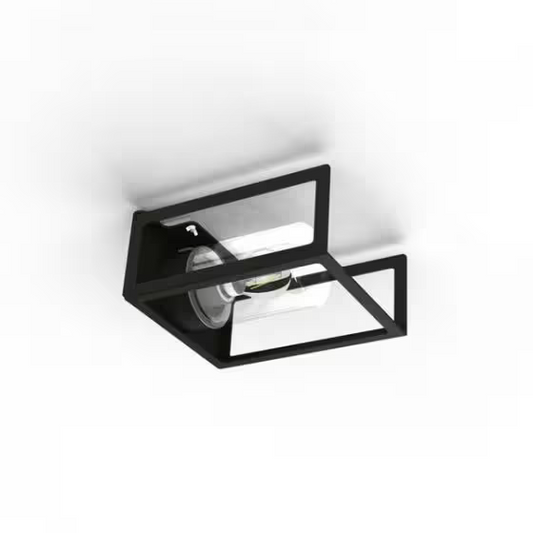 Hugy Clear Glass Decorative Multi-Position Light