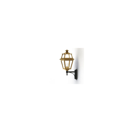 Place Des Vosges 2 Clear Glass Upwards Wall Bracket with Four-Sided Lantern