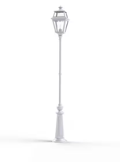 Place Des Vosges 2 Model 8 Large Clear Glass Lamp Post
