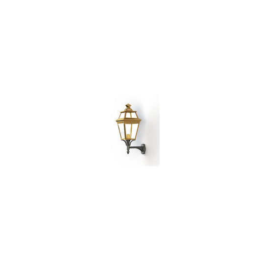 Place Des Vosges 3 Clear Glass Upwards Wall Bracket with Four-Sided Lantern