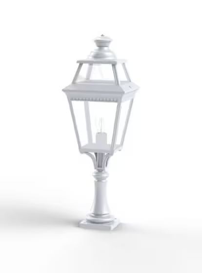 Place Des Vosges 3 Small Clear Glass Pedestal